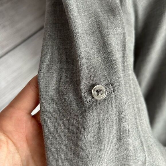 Anthropologie Cloth & Stone gray popover top size medium - Picture 5 of 14